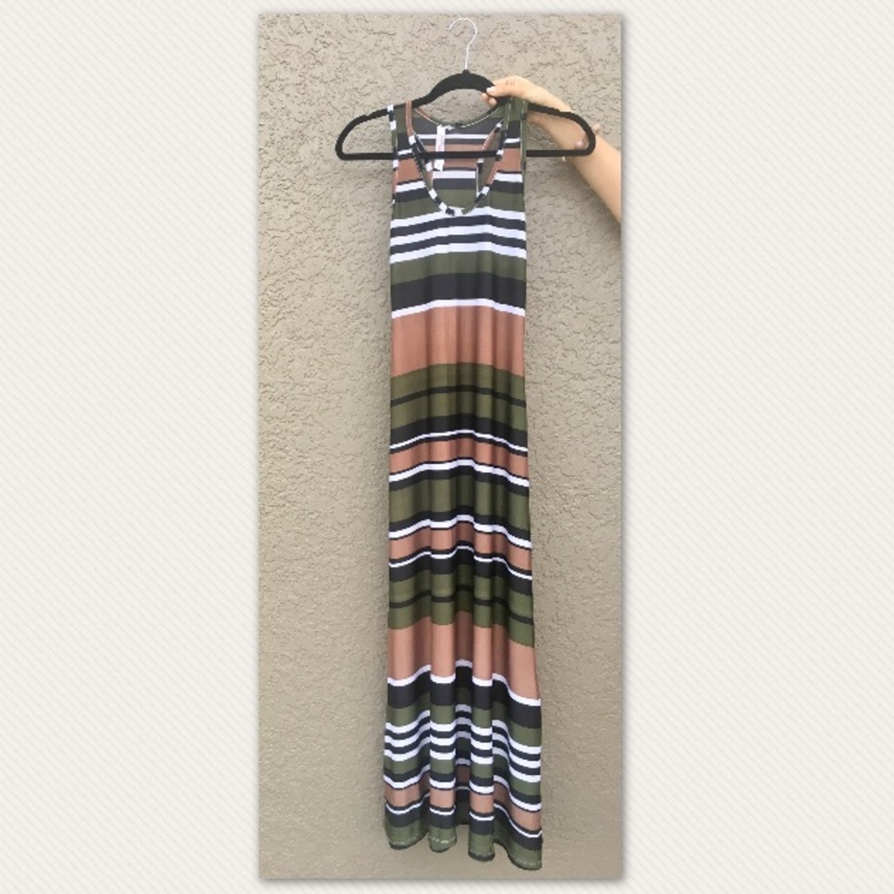 Striped Maxi Dress